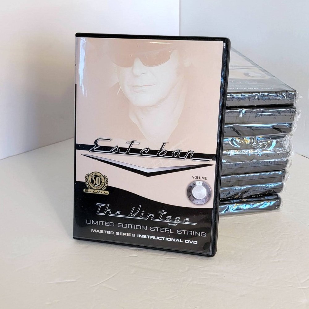 Guitar Lessons, Esteban 10 DVDs,  Limited Ed. Steel Strings - LIKE NEW